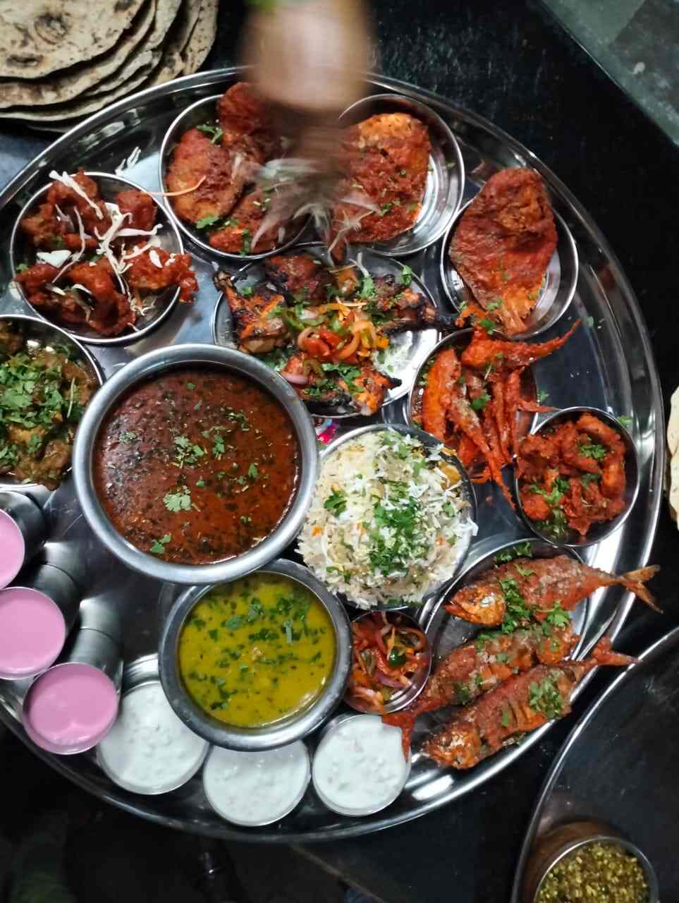Traditional Indian Thali